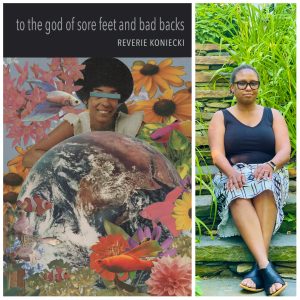 to the god of sore feet and bad backs by Reverie Koniecki