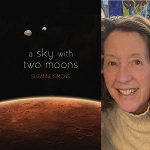 a sky with two moons by Suzanne Simons